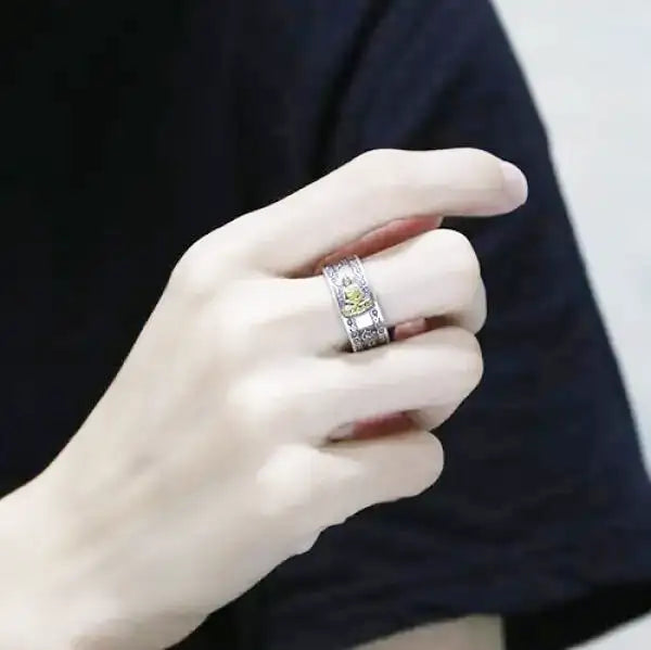 Bague Bouddha – Divinité Bouddhiste en Argent