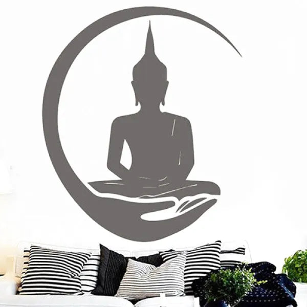 Sticker Bouddha — Dessin Mural Premium