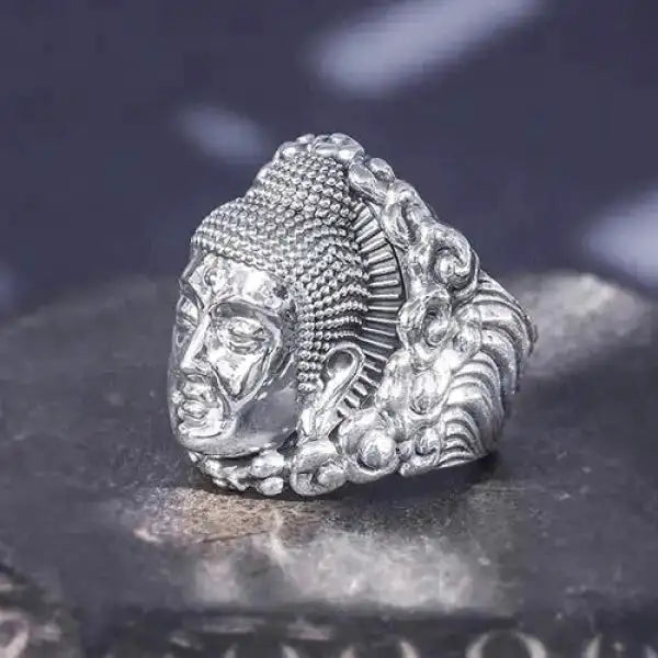 Bague Bouddha pour Homme – Argenté Signature