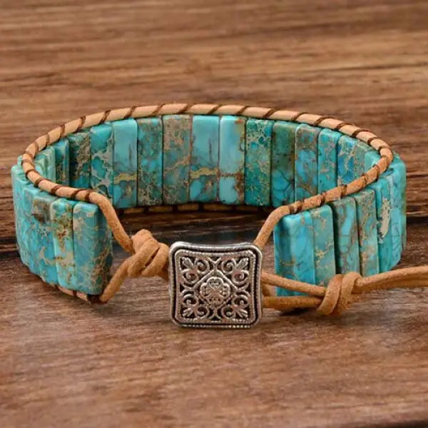 Bracelet Bouddhiste Premium – Multi Pierres Naturelles