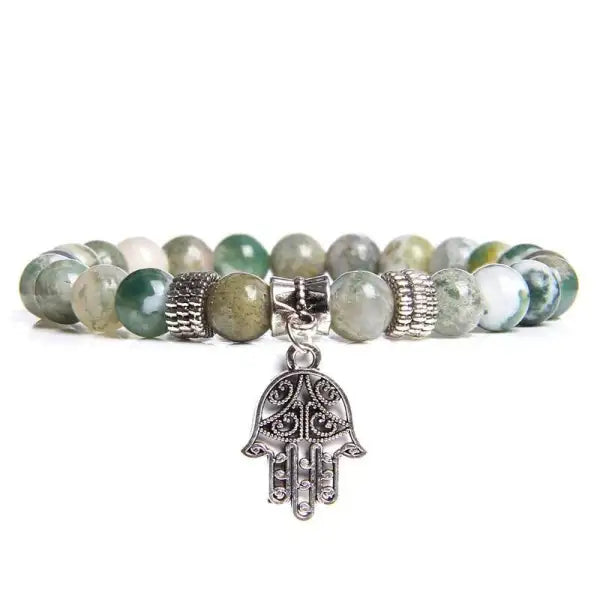 Bracelet Bouddhiste Zen et Guérison de la Main de Fatma