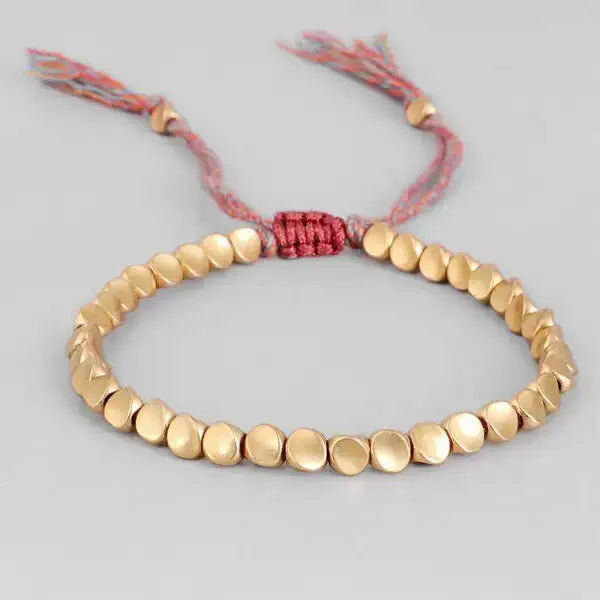 Bracelet Bouddhiste en Cuivre — Signature Zen