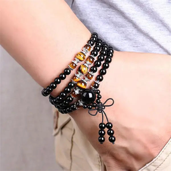 Mala Bouddhiste 108 Perles – Chapelet Spirituel