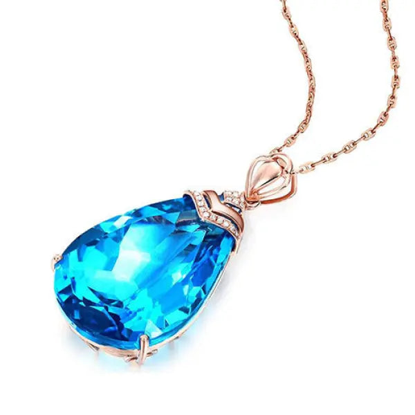 Pendentif Bouddha en Aigue-Marine – Signature Zen