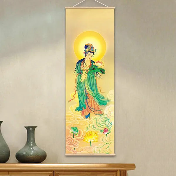 Thangka Lotus et Bodhisattva — Édition Signature