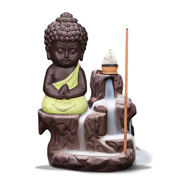 Porte-Encens Bouddha Fontaine — Signature Zen