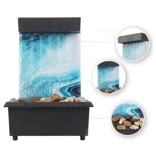 Fontaine Bouddha ZenMur — Mur d'Eau Relaxant