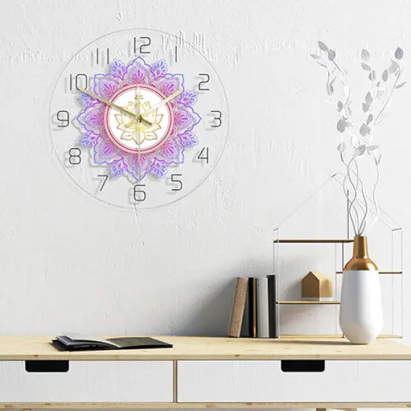 Horloge Murale Bouddha Mandala - Édition Signature