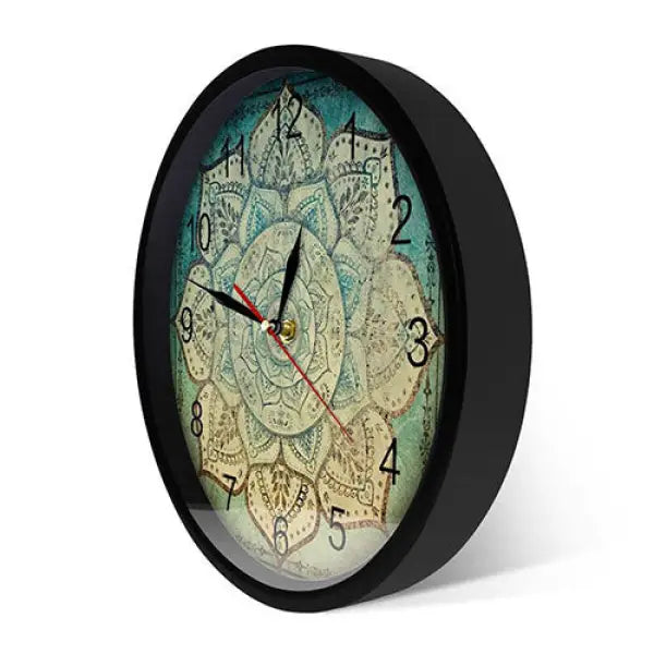 Horloge Bouddha Mandala — Édition Signature