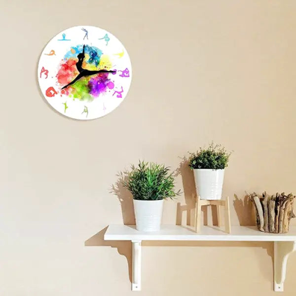 Horloge Bouddha Yoga – Décoration Femme