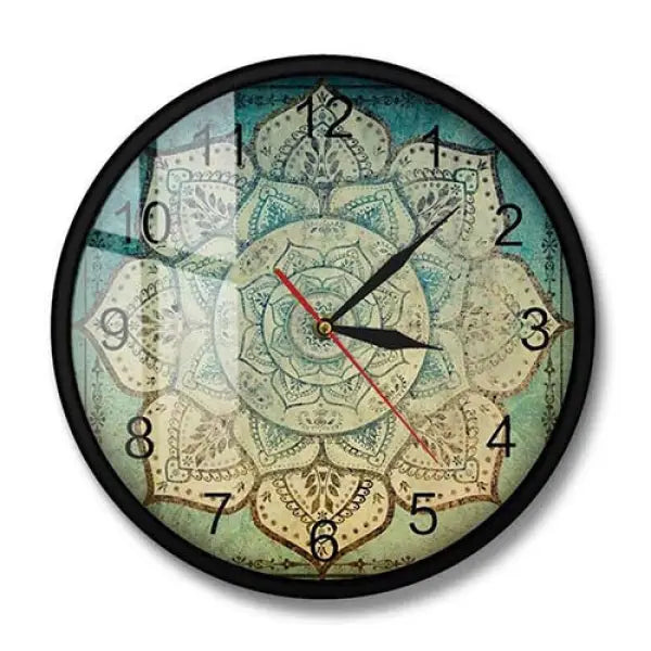 Horloge Bouddha Mandala — Édition Signature