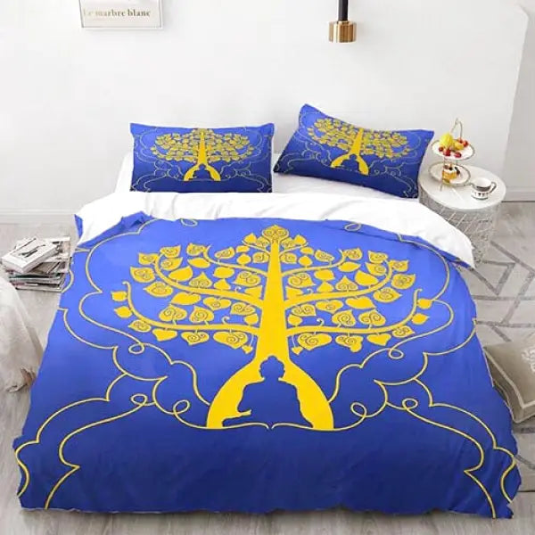 Linge de Lit Arbre de Vie et Bouddha — Collection Prestige