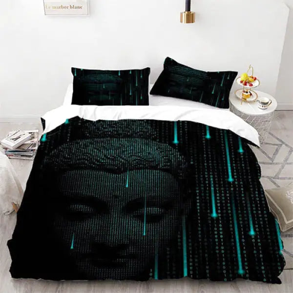 Housse de Couette Bouddha – 200×200 cm | Collection Zen
