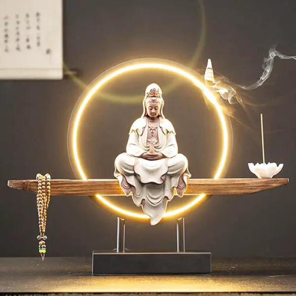 Lampe Bouddha sur Pied – Édition Zen