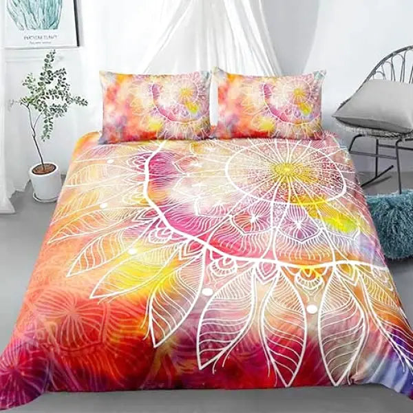 Housse de Couette Bouddha & Mandala — Collection Signature