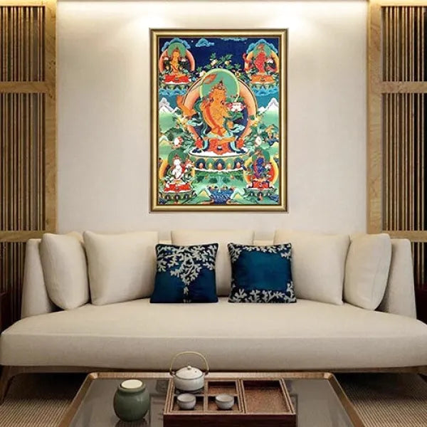 Thangka Bouddhiste Ancestral