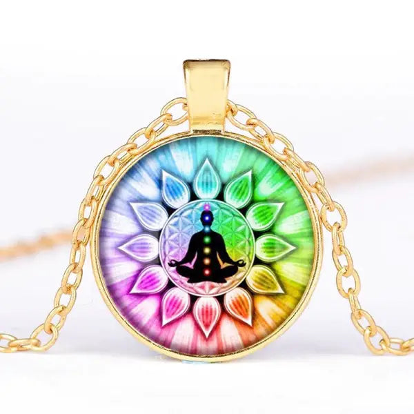 Pendentif Bouddha 7 Chakras - Collection Signature