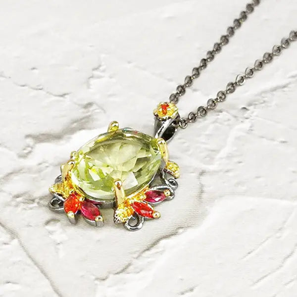 Pendentif Bouddha – Zircon Vert Édition Prestige