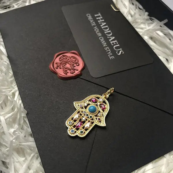 Pendentif Bouddha – Main de Fatma Argenté Édition Signature