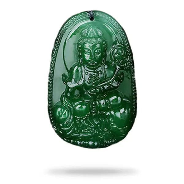 Pendentif Bouddha en Jade – Édition Premium