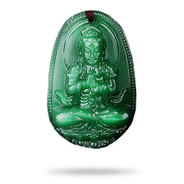 Pendentif Bouddha en Jade – Édition Premium