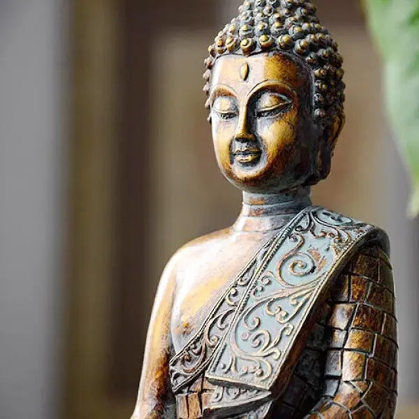 Statue Bouddha Assis en Maravijaya – Édition Prestige