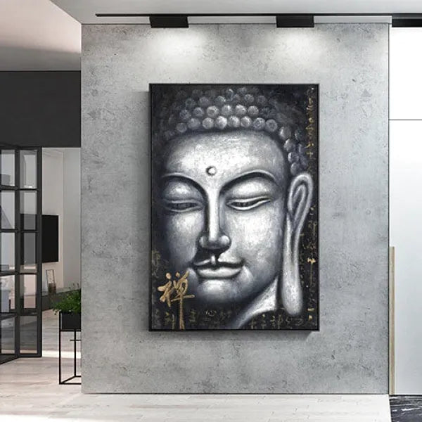 Portrait de Bouddha — Tableau d'Art Signature