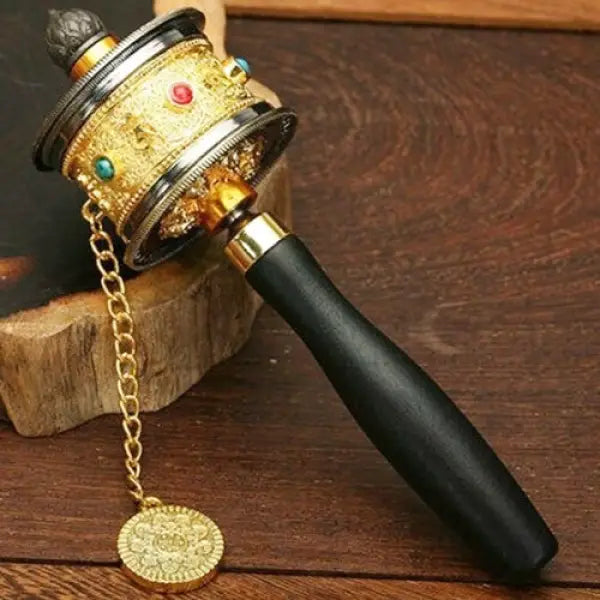 Moulin à Prière Tibétain — Signature Bouddhiste