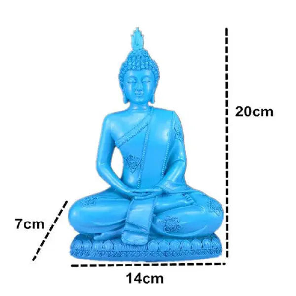 Statue Bouddha: Le Dieu en Bleu