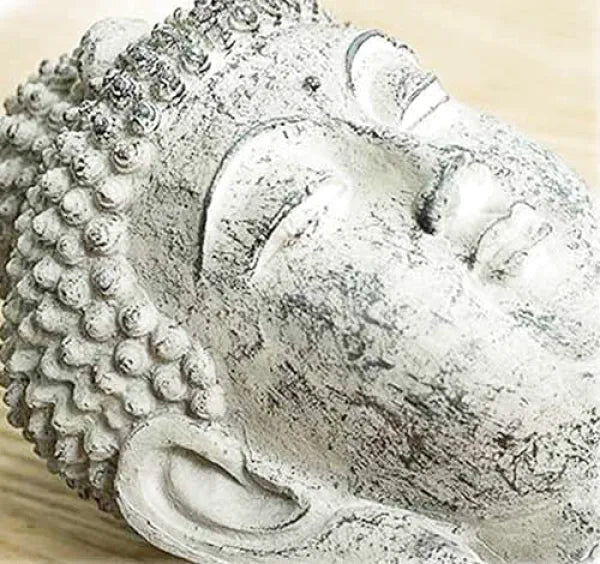 Tête de Bouddha en Résine Naturelle – Édition Premium