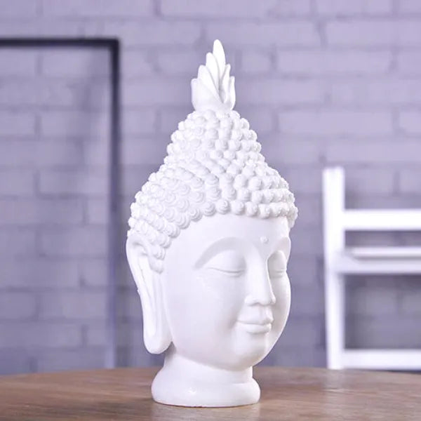 Tête de Bouddha en Pierre — Collection Signature