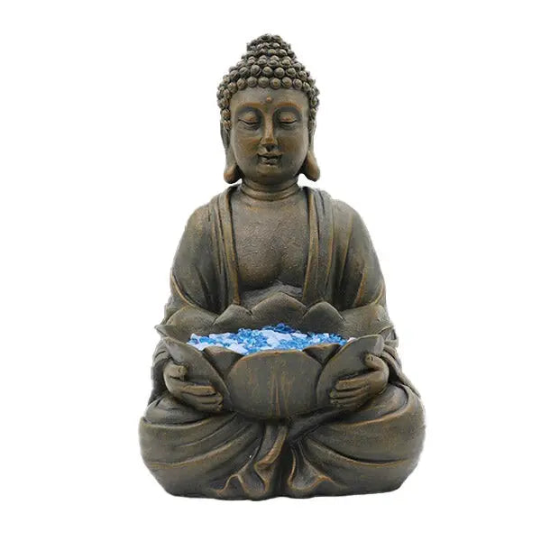 Statue Bouddha Assis pour Jardin — Édition Premium