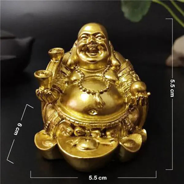 Statue Bouddha - La Sagesse du Bouddha Rieur (Édition Signature)