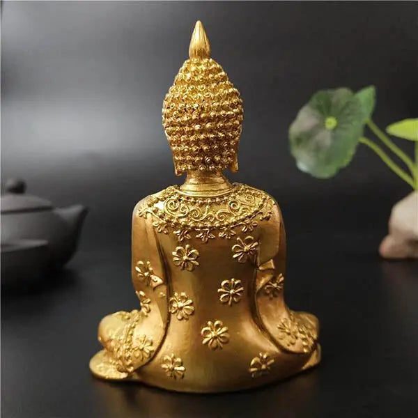 Statue Bouddha Déco Doré