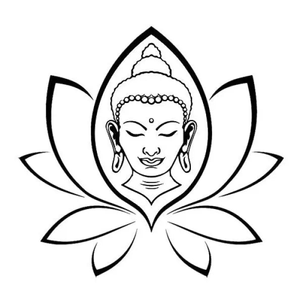 Sticker Bouddha – Fleur de Lotus Édition Signature