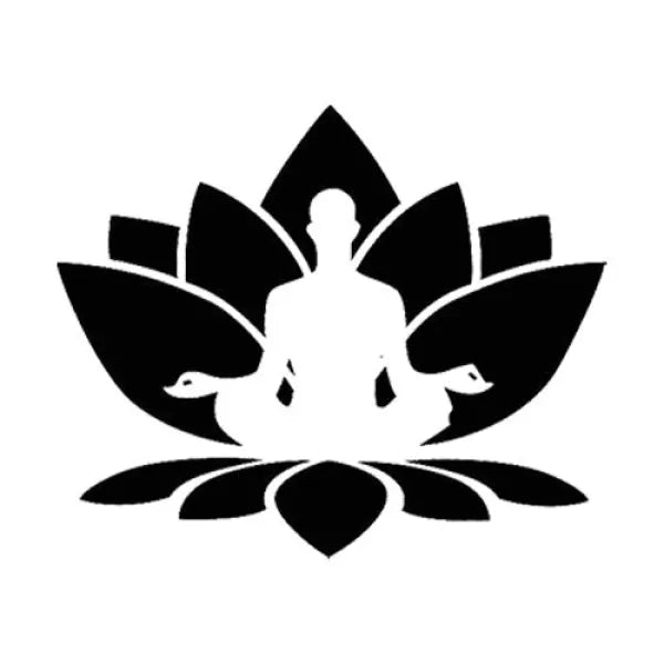 Sticker Bouddha Zen – Fleur de Lotus