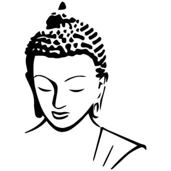 Sticker Tête de Bouddha - Édition Signature