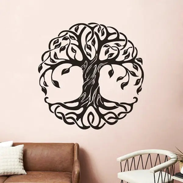 Bouddha Sticker Premium — Arbre de Vie (Grand Format)