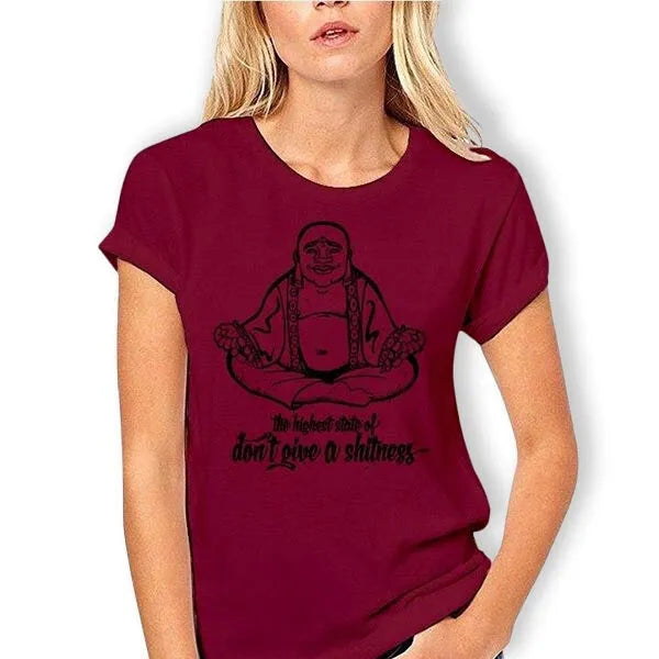 T-Shirt Bouddha Rieur Rose – Édition Signature