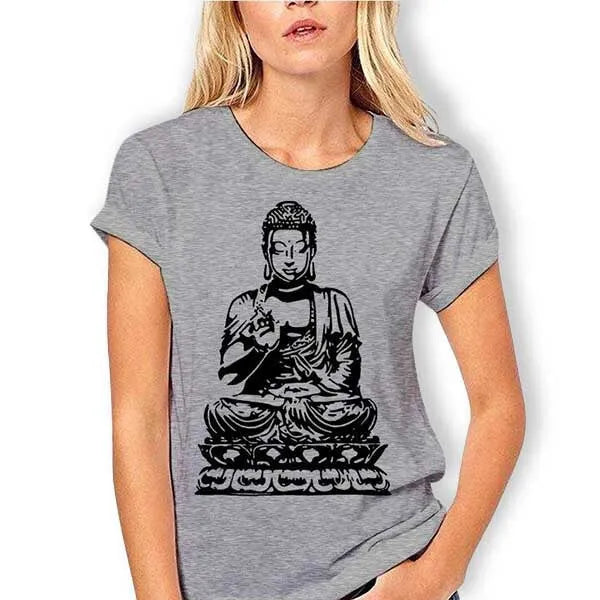 T-Shirt Bouddha Fille & Méditation
