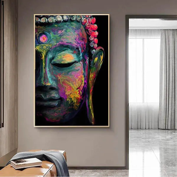 Tableau Bouddha en Couleurs - Édition Signature