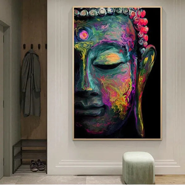Tableau Bouddha en Couleurs - Édition Signature