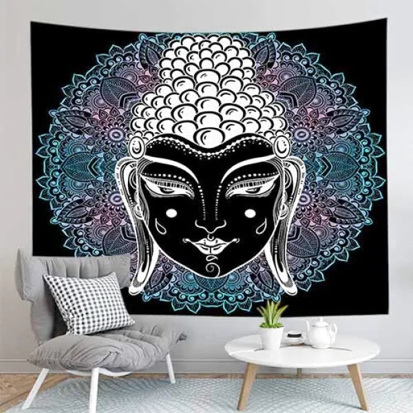 Tapisserie Murale Zen Bouddha — Collection Prestige