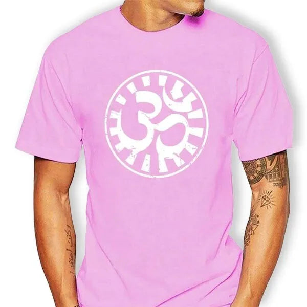 T-Shirt Bouddha Homme – Symbole AUM – Collection Premium