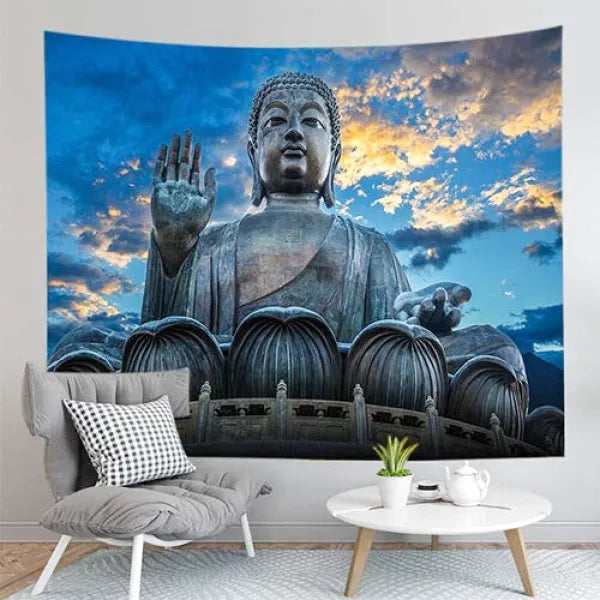 Tenture Murale Bouddha Tibet — Collection Signature