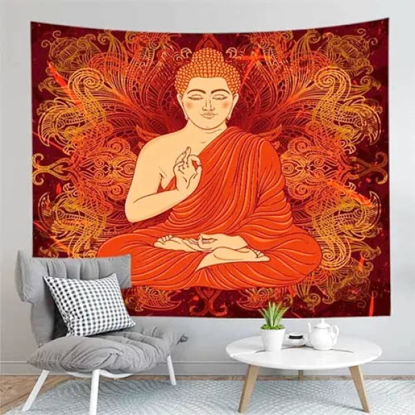 Tenture Bouddha – Murale Indien Prestige