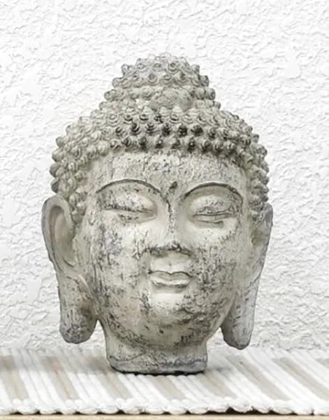Tête de Bouddha en Résine Naturelle – Édition Premium