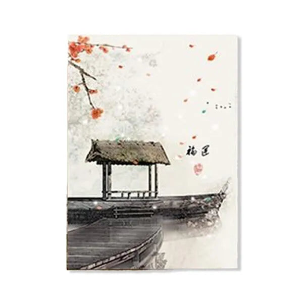 Tableau Bouddha et le Trio Zen - Signature