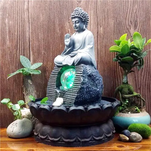 Fontaine Bouddha — Signature Zen pour votre intérieur Feng Shui
