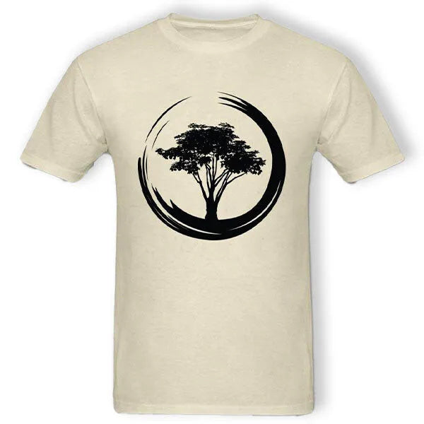 T-Shirt Bouddha - Arbre de Vie et Enso - Édition Signature